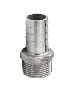 Hose connector M SS316 3/4"x20mm