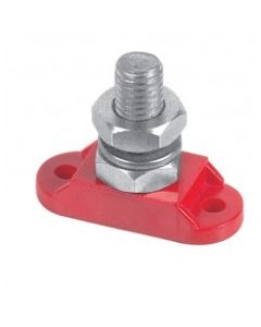 Stud insulated 6 mm positive Red