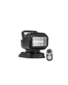 Searchlight LED GT 12V black 3.7A portable light-Magnetic shoe handheld wireless remote