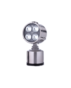 Searchlight LED 181UC round base 12-32V 20W 600m range at 1 lux remote controlled