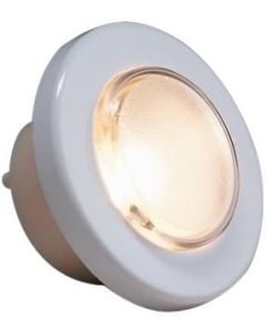 Light recessed White bezel frosted lens shallow depth 12V 10W (until stock lasts)