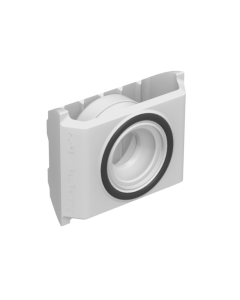 Stratlock SL SL-FB female front mount in white acetyl with rubber
