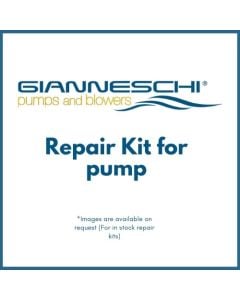 Kit repair KMAXV01 for MAXI VORTEX 24V includes impeller, o-ring, mechanical seal & brushes