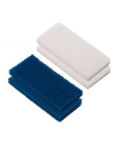 Scrub Pad (30 pcs) White Soft DM260 10 x 25 x 2.5cm