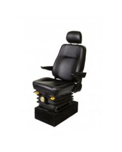 Seat Helmsman SSH black vinyl upholstery with adjustable suspension