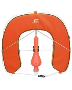 Life jacket horseshoe zip buoy set orange with removable cover washable