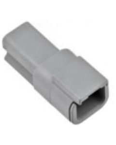 Kit receptacle DTM 2 cavity Deutsch connector for 20-24 AWG wire Kits contains housing only. (pack of 10pc)