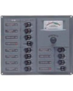 Panel 904-DCSM 12V 16 breaker Vertical mount with digital meter