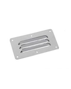 Vent louvered SS304 127 x 65 mm