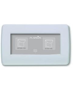 Toilet Control panel STANDARD 2 button (with Ivory & Black frame)