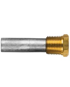 Anode zinc w/Brass plug 1"x60mm