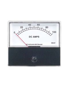 Ammeter analog 0-50A DC 50A-50mV