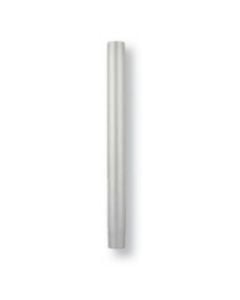 Table column dia.76x710mm 2 ends tapered made of ribbed aluminium