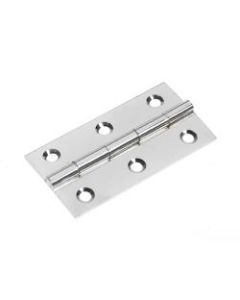 Hinge butt extruded 76 x 41mm polished Brass