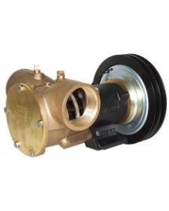 Pump clutch 1B pulley 12V 79 Gpm BSP port Bronze body for bilge & deckwash application