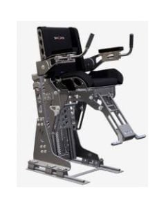 Seat SHOXS4800 10" suspension black upholstery with belt and stabilization unit