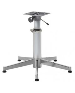 Seat pedestal powermatic 430-600 mm adjustable height column dia. 100mm 5-leg base anodised aluminium Sphinx PX I model