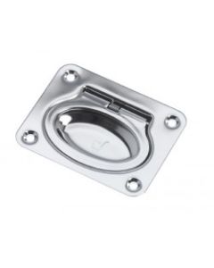 Handle lift 60 x 75 mm SS304 electro polished with retrogressive spring