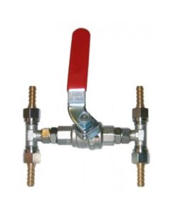 Valve bypass for TS8 flexible hydraulic hose