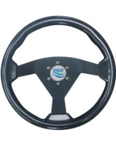 Steering Wheel type84 Dia.350 Black anodized centre Carbon textured sport rim
