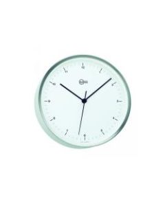 Clock SS Dia. 104 mm White Dial Black Hands Integer Numeral