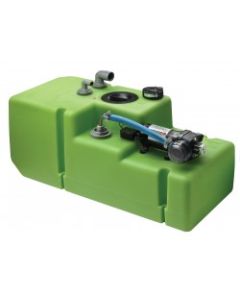 Tank fresh water system 61L 24V (includes plastic tank fitted with pump & fittings)