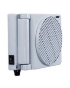 Fan fold away 12V 0.8A rotating louver wall / ceiling/ dash mount (includes installation hardware)