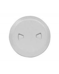 Deck Plate White ABS 108x162mm (IDxOD) self-centering thread with waterproof o-ring Octopussy Line