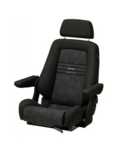Seat helm Pacific black artificial leather upholstery