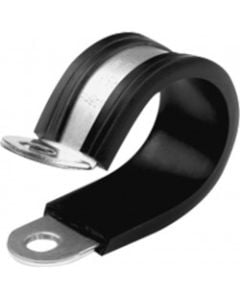 Clip rubber lined ID 19mm SS304 band width 13mm screw size 5mm (pack of 10pcs)  (Until Stock Lasts)
