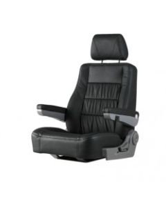 Seat helm "San Diego" black leather