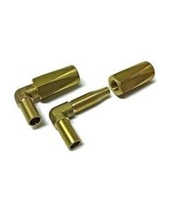 Set of 2 right angled hose connector