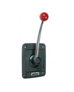 Engine remote control SICO single lever side mount with SS316 handle & plastic housing