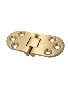 Hinge table 30x71mm polished Brass