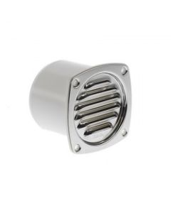 Vent louvred 82 x 82 mm SS304 electro polished