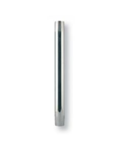 Table column dia.76x660mm 2 ends tapered made of ribbed aluminium