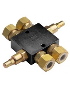 Valve Pressure relief HS42 G1/2 includes tube connectors Dia. 18 mm