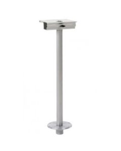 Table pedestal Columbus FP dia. 40mm straight column flush mount base pivoting support