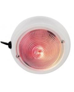 Light dome 12V 11W with red & white bulb