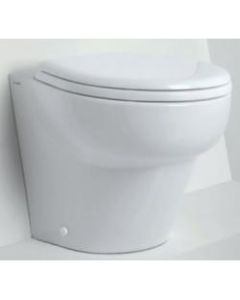 Toilet MATCH CUT SHORT 24V without bidet kit, water inlet device & flush control with soft close seat & cover