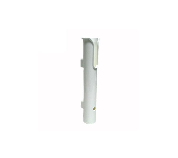 Rod holder fixed standoff White 1-7/8 ID 11-3/4L side mount HDPE