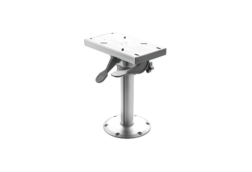 Seat pedestal PCRS38 removable fixed height 380 mm with slide & swivel base Dia. 228 mm