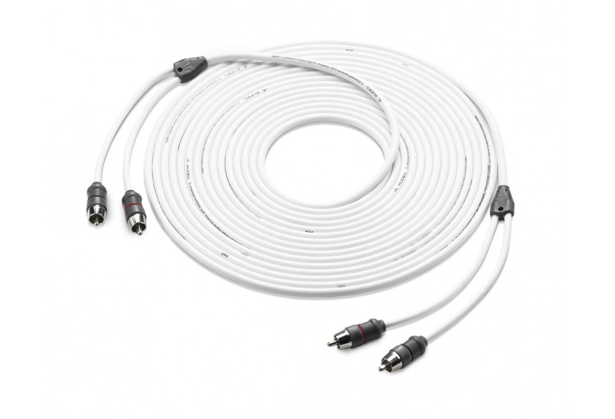 Cable-audio 2CH 25ft twisted pair with Brass connectors