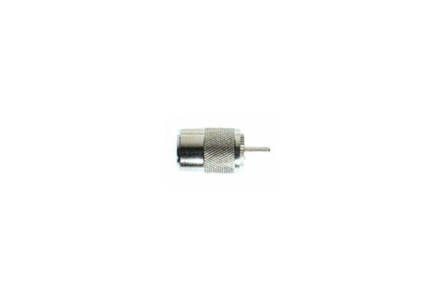Cable fitting coax RG58 twist UHF male plug