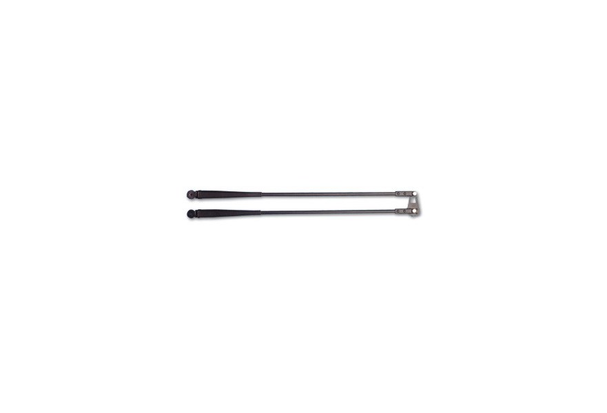 Wiper arm PU 375-525 mm Black 1 adjustable spring (coated SS316) for blade 800mm maximum