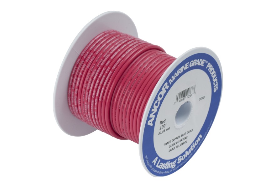 Cable 16AWG 100ft Red (1mm2)