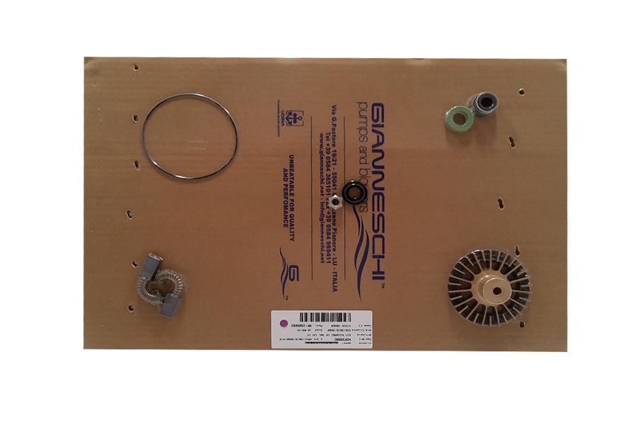 Kit repair KCP2000G for CP 20 12VDC includes impeller, impeller key, o-ring, impeller lock nut, mechanical seal & brushes