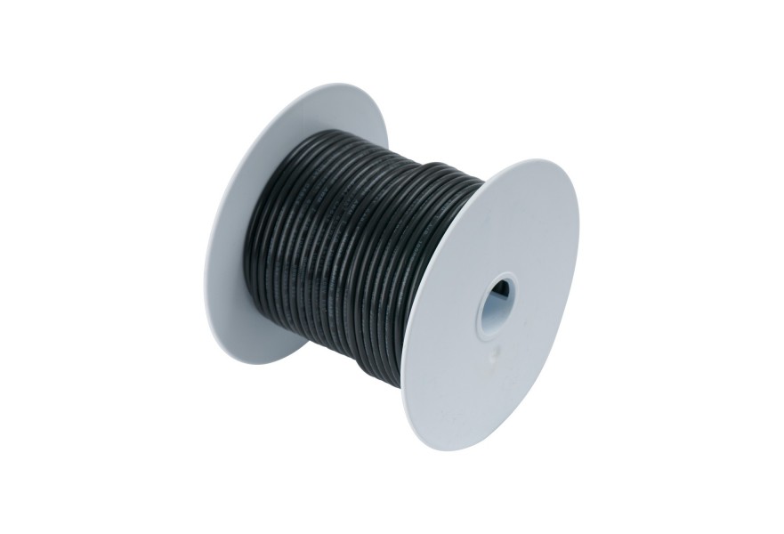 Cable 4AWG 25ft Black (21mm2)