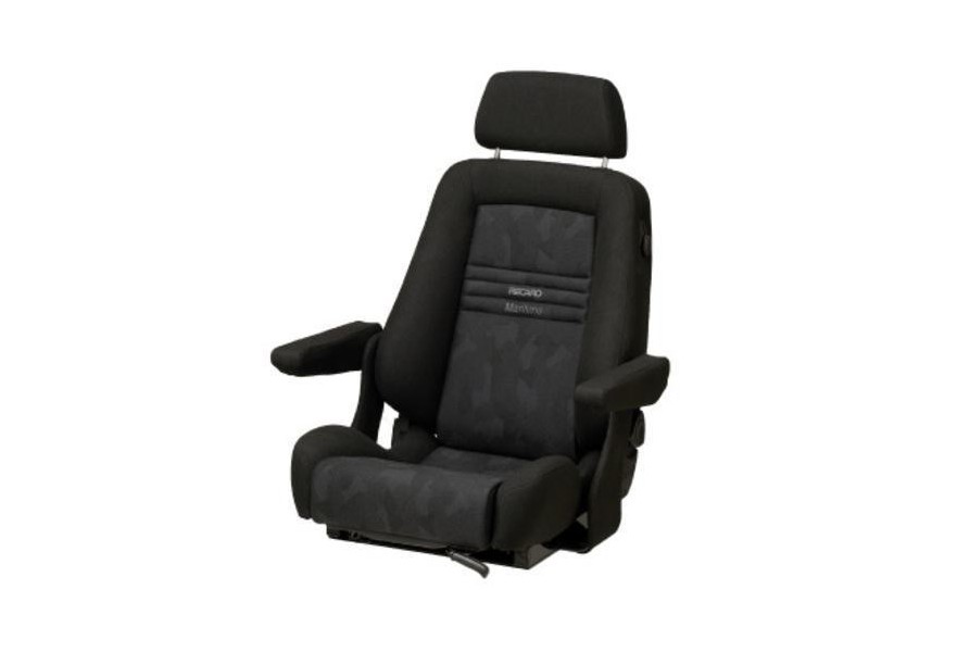 Seat helm Pacific black artificial leather upholstery