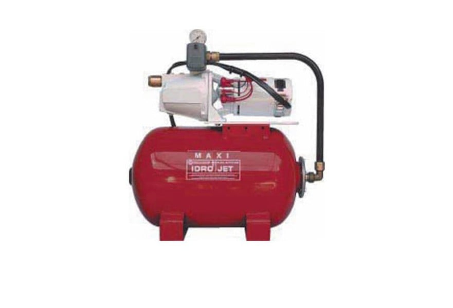 Pump IDROJET 4B 24 V 80 Lpm with 20 L tank water pressure system